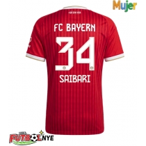 Camiseta Bayern Munich Ismael Saibari #34 Primera Equipación para mujer 2026-27 manga corta